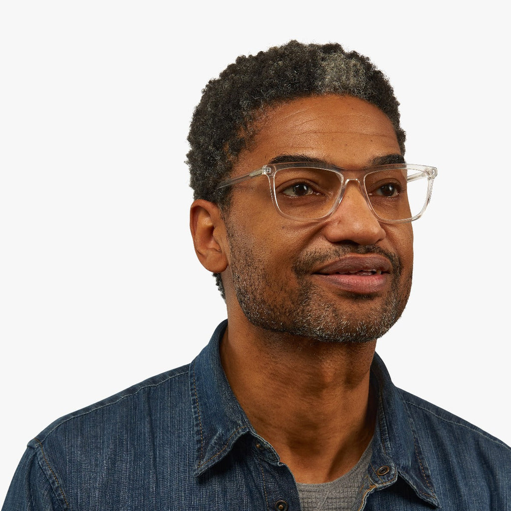 Men's Adams Crystal White Leesbrillen - Luxreaders.be