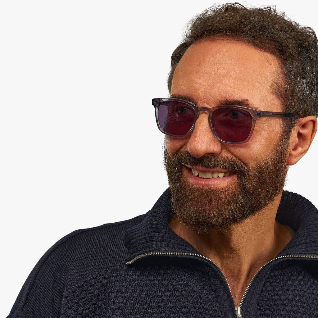 Men's Baker Crystal Grey Zonnebrillen - Luxreaders.be