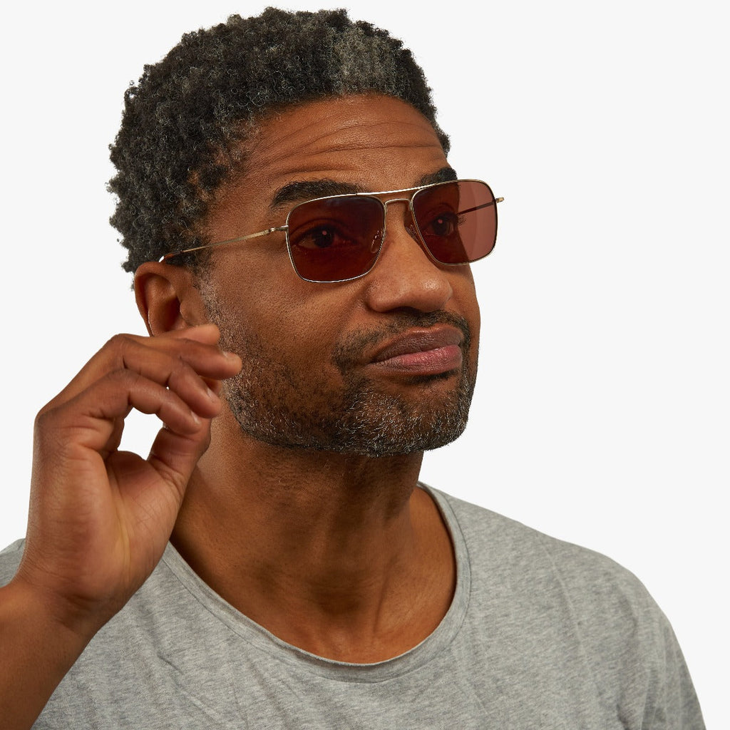 Clarke Gold Zonnebrillen - Luxreaders.be