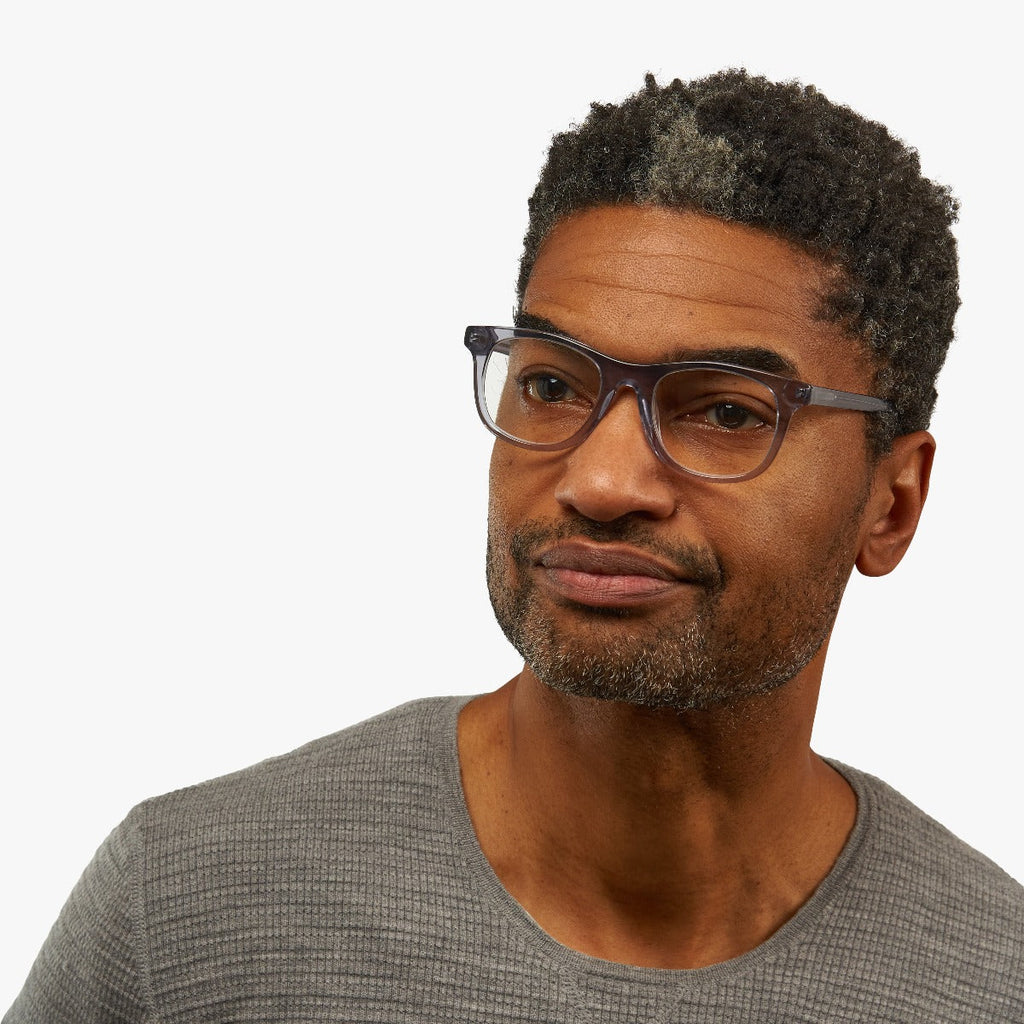 Men's Evans Crystal Grey Leesbrillen - Luxreaders.be