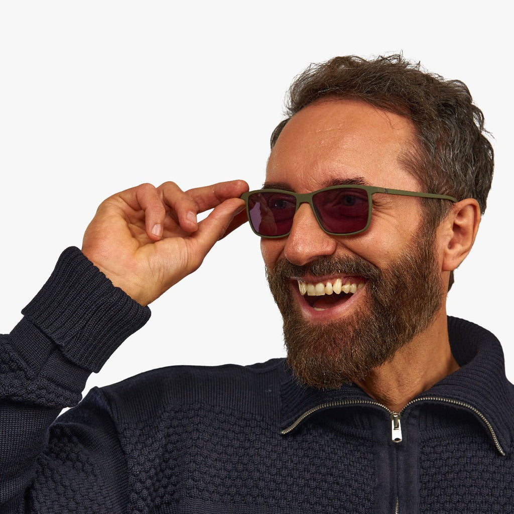 Men's Hunter Dark Army Zonnebrillen - Luxreaders.be