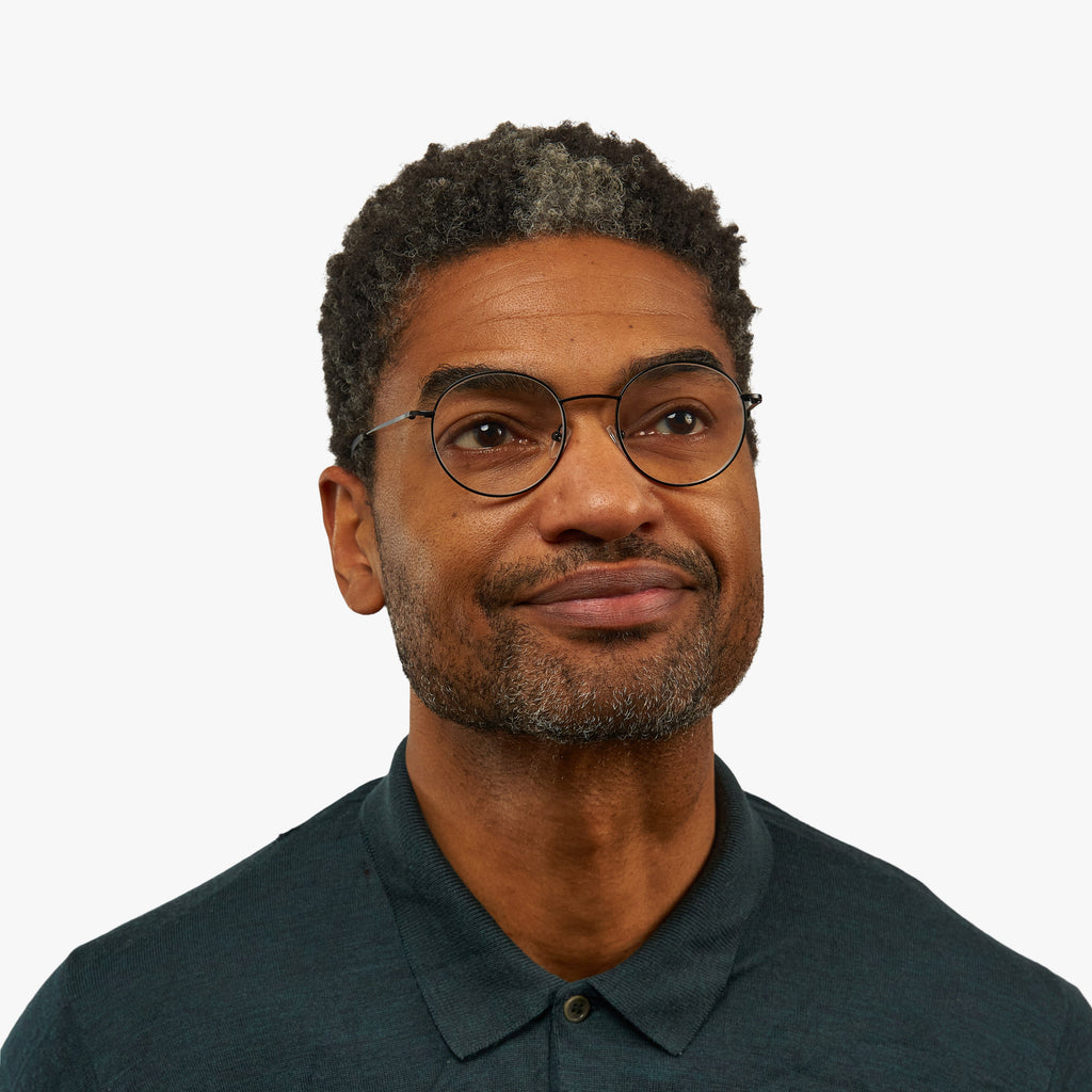 Men's Miller Black Blauw licht filter brillen - Luxreaders.be