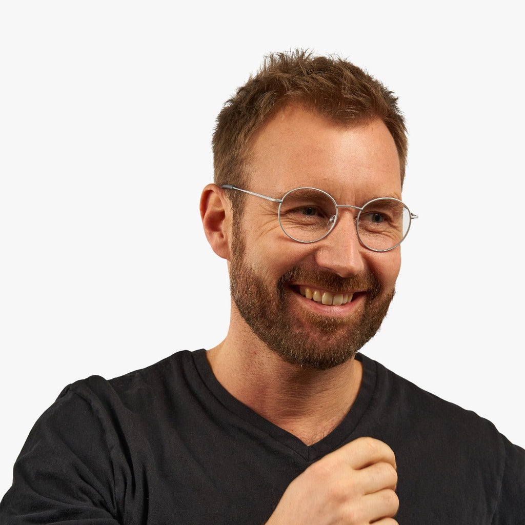 Men's Miller Steel Blauw licht filter brillen - Luxreaders.be