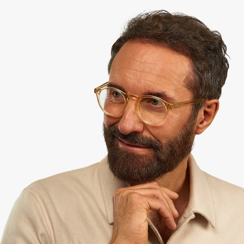 Men's Morgan Crystal Lemon Leesbrillen - Luxreaders.be