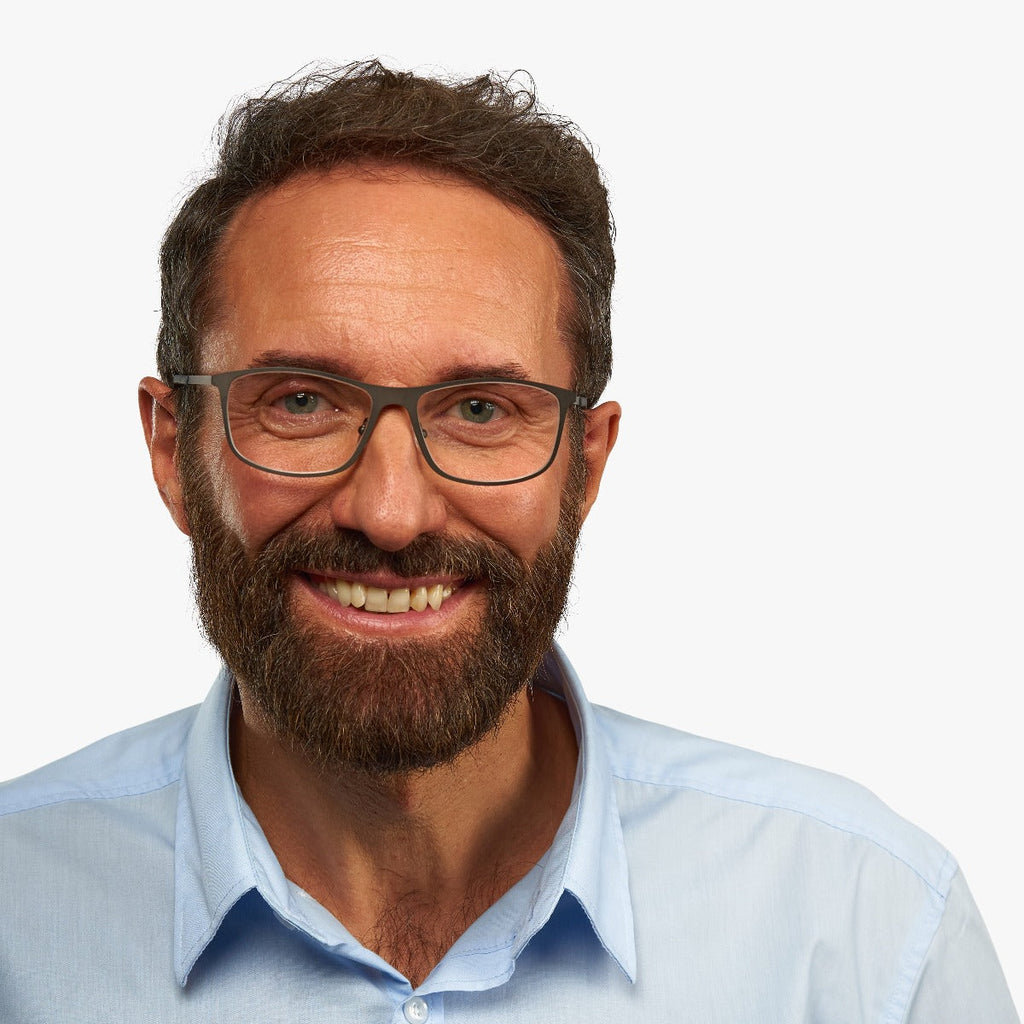 Men's Parker Gun Blauw licht filter brillen - Luxreaders.be