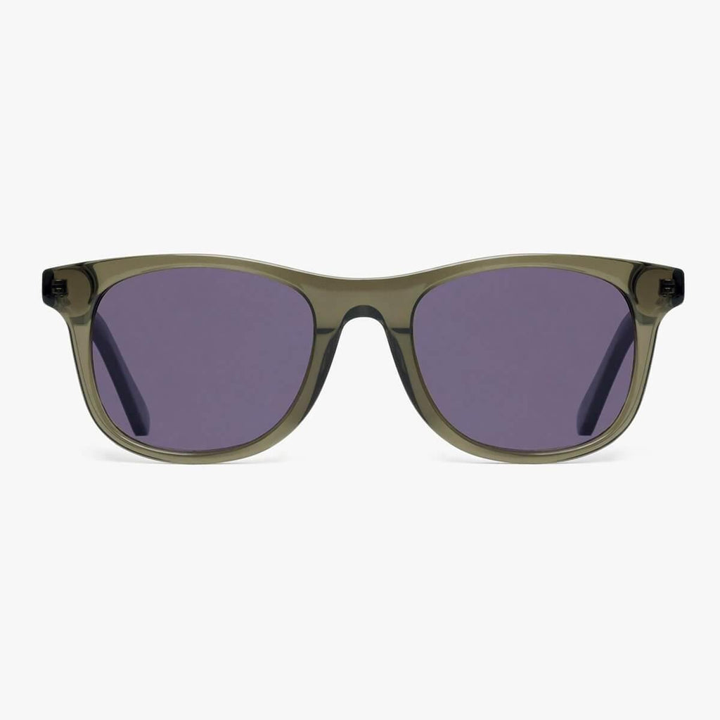 Kies Women's Evans Shiny Olive Zonnebrillen - Luxreaders.be