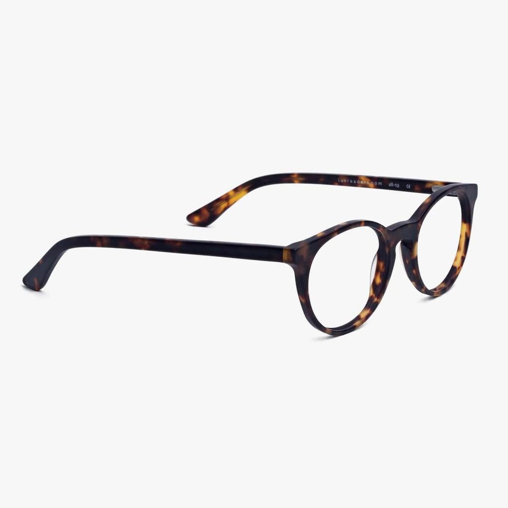 Men's Cole Dark Turtle Blauw licht filter brillen - Luxreaders.be