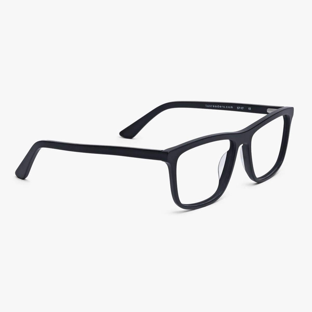 Men's Adams Black Blauw licht filter brillen - Luxreaders.be