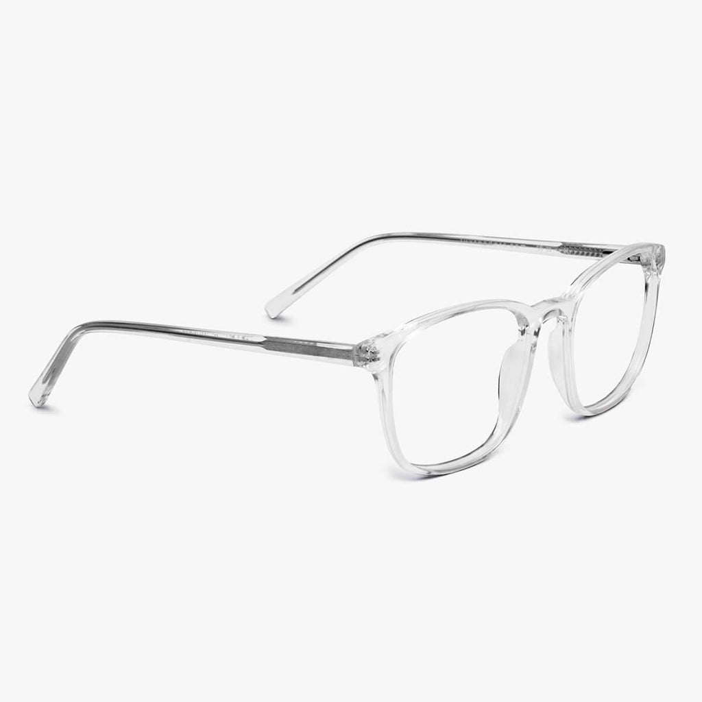 Women's Taylor Crystal White Blauw licht filter brillen - Luxreaders.be