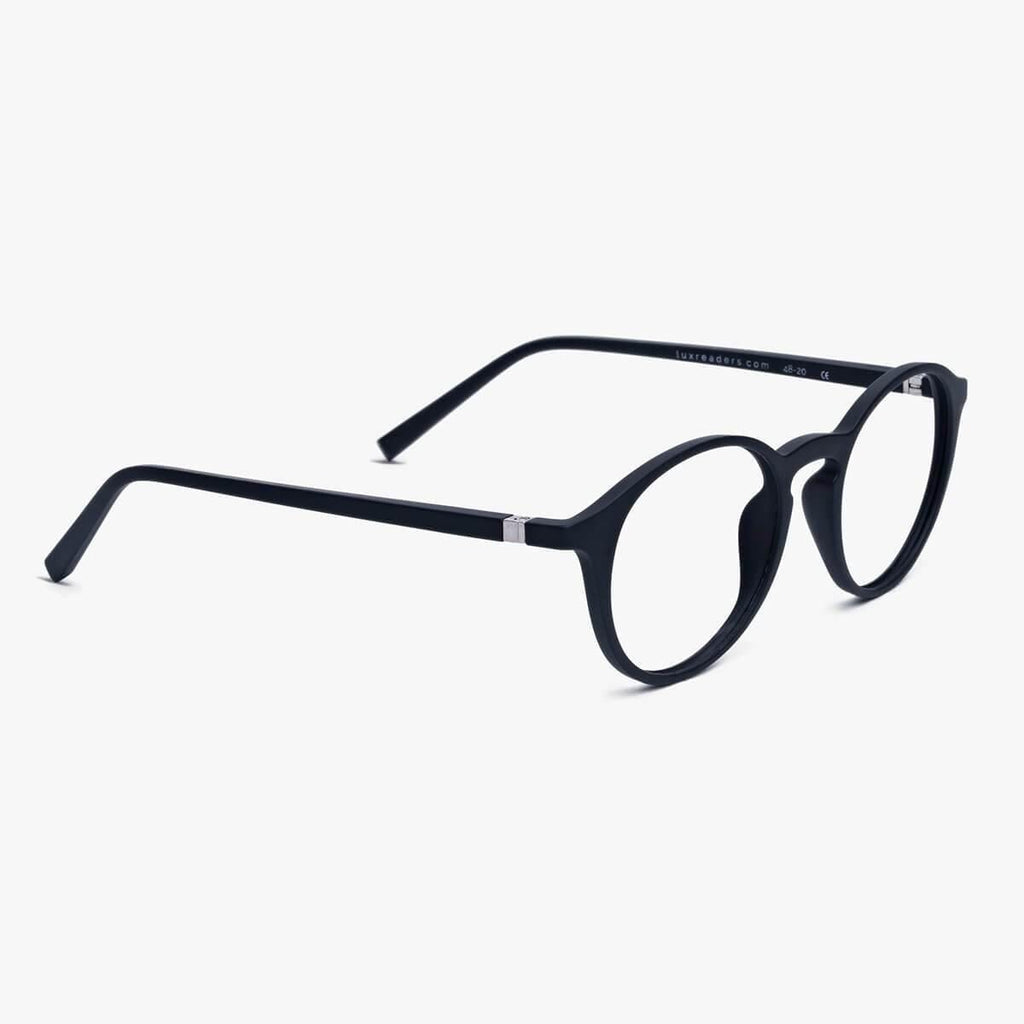 Men's Wood Black Blauw licht filter brillen - Luxreaders.be