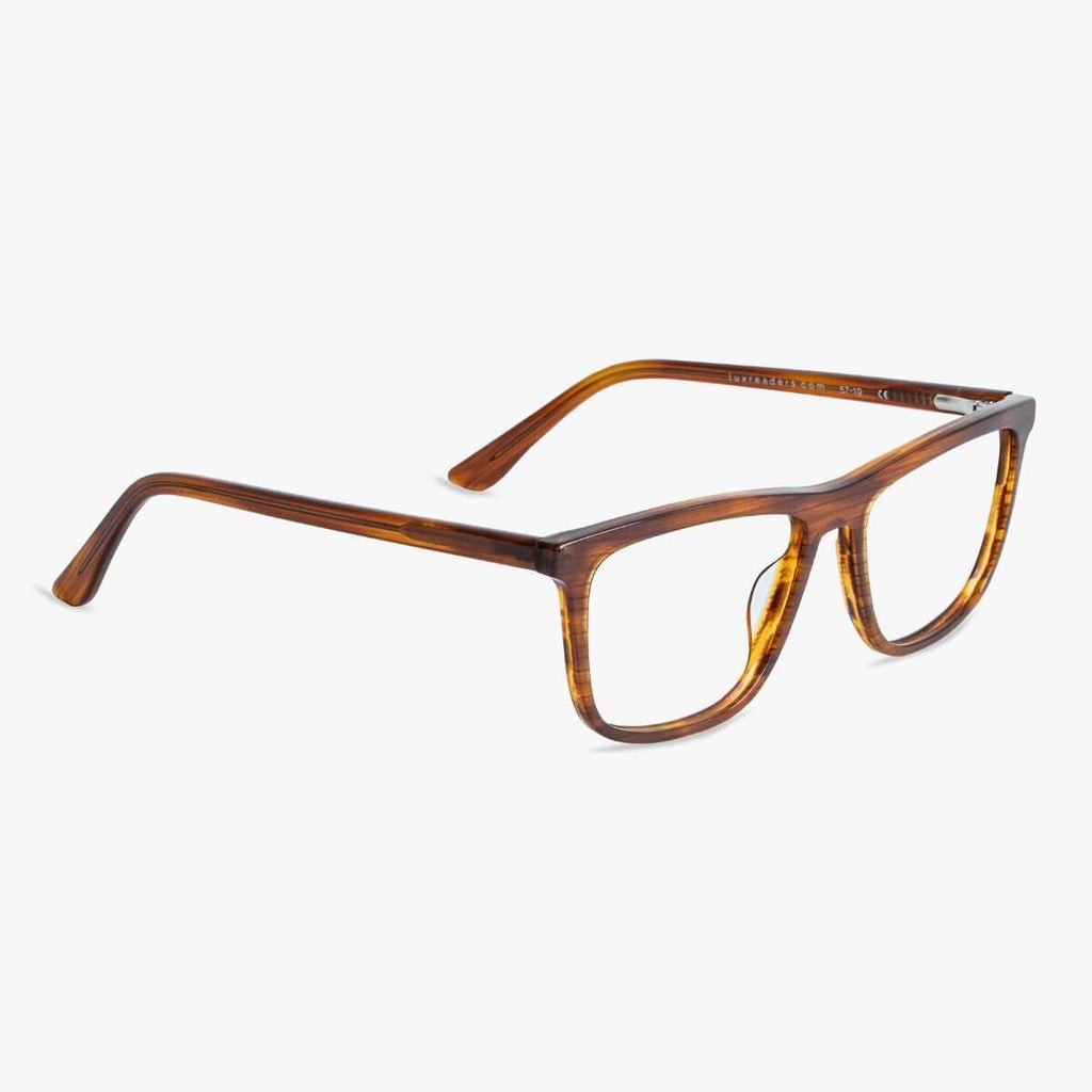 Women's Adams Shiny Walnut Leesbrillen - Luxreaders.be