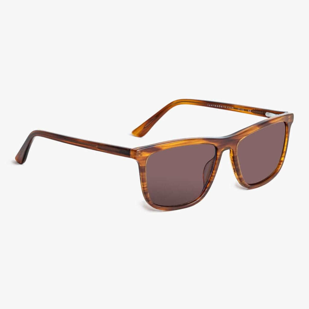 Women's Adams Shiny Walnut Zonnebrillen - Luxreaders.be