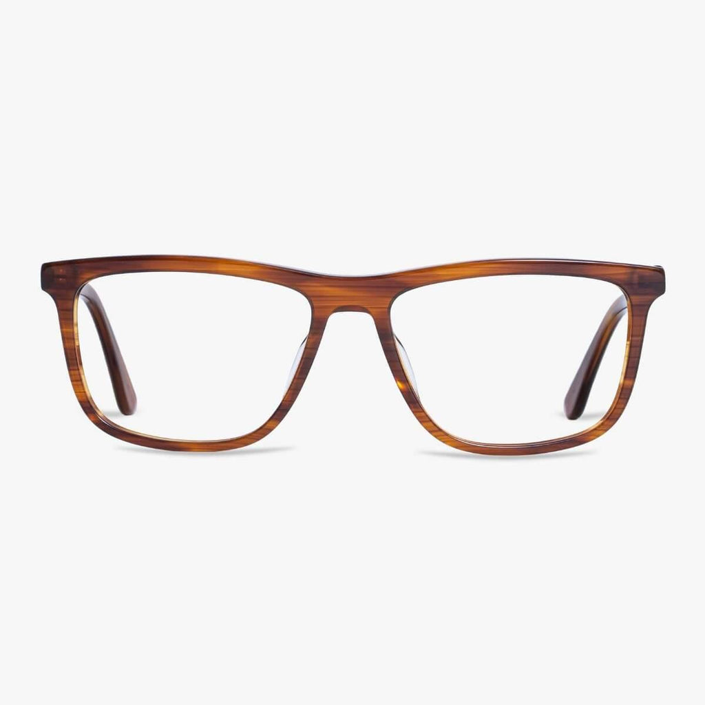 Kies Women's Adams Shiny Walnut Leesbrillen - Luxreaders.be