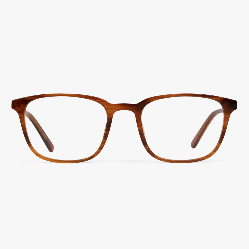 Kies Men's Taylor Shiny Walnut Leesbrillen - Luxreaders.be